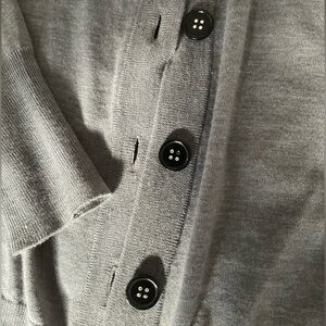 J. Crew 100% Merino Wool Cardigan with Jeweled Buttons, EUC